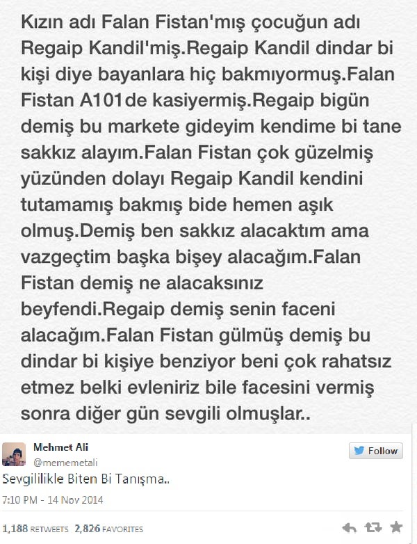 Twitter'ın fenomeni Memetali