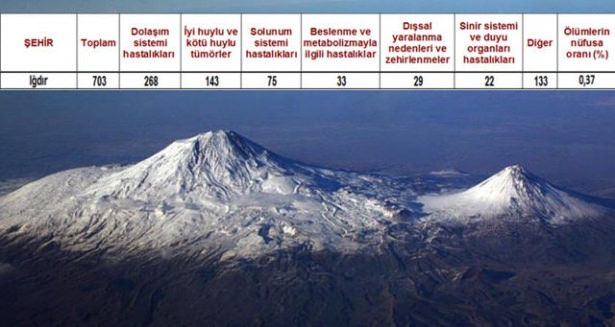 Ölüm oranlarının en yüksek olduğu iller