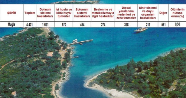 Ölüm oranlarının en yüksek olduğu iller