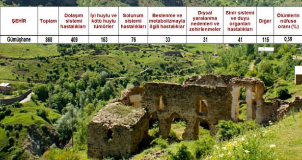 Ölüm oranlarının en yüksek olduğu iller