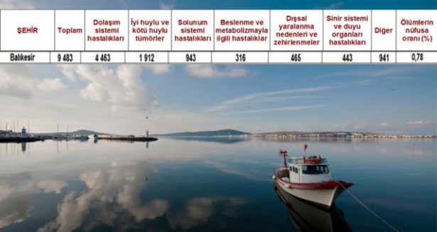 Ölüm oranlarının en yüksek olduğu iller