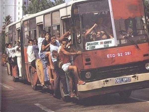 Bir zamanlar ulaşım böyle yapılıyordu