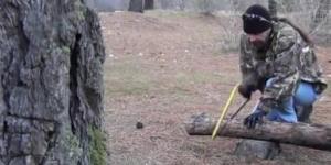 Ağaç kütüğünden ocak yapımı