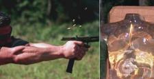 Glock tabanca ile balistik jele ateş edilirse ne olur?