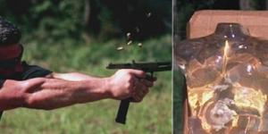 Glock tabanca ile balistik jele ateş edilirse ne olur?