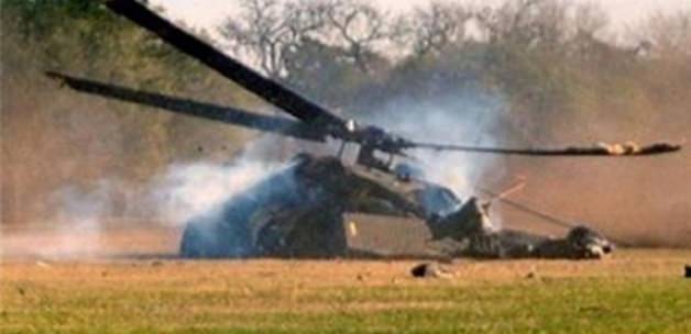 Mısır’da askeri helikopter düştü