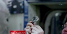 Uzay’da su damlasının muhteşem dansı