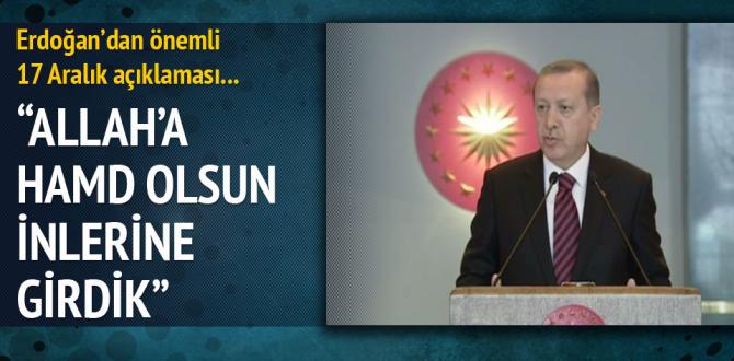 Cumhurbaşkanı Erdoğan Külliye’de konuştu