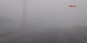 Ergene’de sis etkili oldu