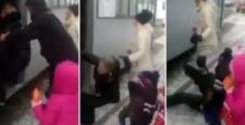 Hamile kadın ve çocuklarını otobüsten attılar