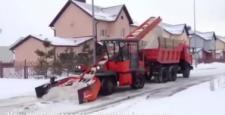 Ruslardan ilginç kar temizleme aracı