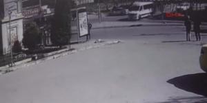 Ataşehir’deki beton mikseri dehşeti kamerada