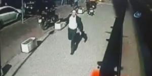 Hünkar Karataş’ın kaçma anı kamerada