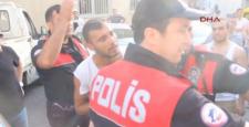 Çocuğu kaçırmaya çalışan adama meydan dayağı