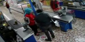 Gaspçı dehşeti kamerada