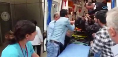 Gazdan etkilenen madenciler hastaneye kaldırıldı