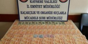 Kayseri’de sahte para operasyonu