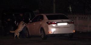 Sahte plakalı otomobilde bomba paniği