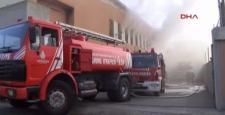 Ütü masası fabrikasında yangın