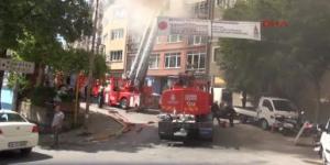 Cihangir’de ünlü oyuncunun evinde yangın