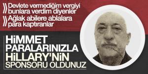 FETÖ’den Clinton’a yüklü bağış