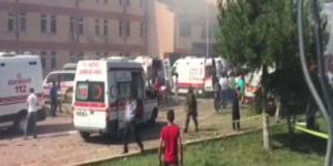 Elazığ’da patlama sonrası ilk görüntüler