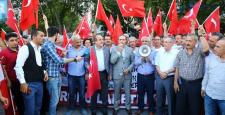 TERÖR OLAYLARI TÜRKİYE’NİN DÖRT YANINDA PROTESTO EDİLDİ