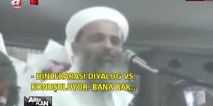 Dinler arası diyaloğu eleştirdi hedef oldu!