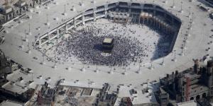 Hac sonrası Kabe havadan görüntülendi