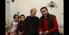Lindsay Lohan Suriyeli mültecileri ziyaret etti