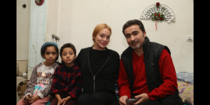 Lindsay Lohan Suriyeli mültecileri ziyaret etti