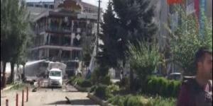 Van’da patlamadan ilk görüntüler