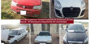 Diyarbakır’da PKK’nın ‘bombalı saldırı’da kullanacağı 5 araç ele geçirildi