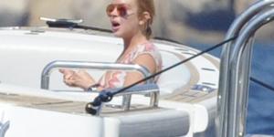 Lindsay Lohan’ın Bodrum’da parmağı koptu
