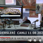 Fıkıh Dersleri 11.08.2023 – Sebahattin Cesur & Mustafa Faras